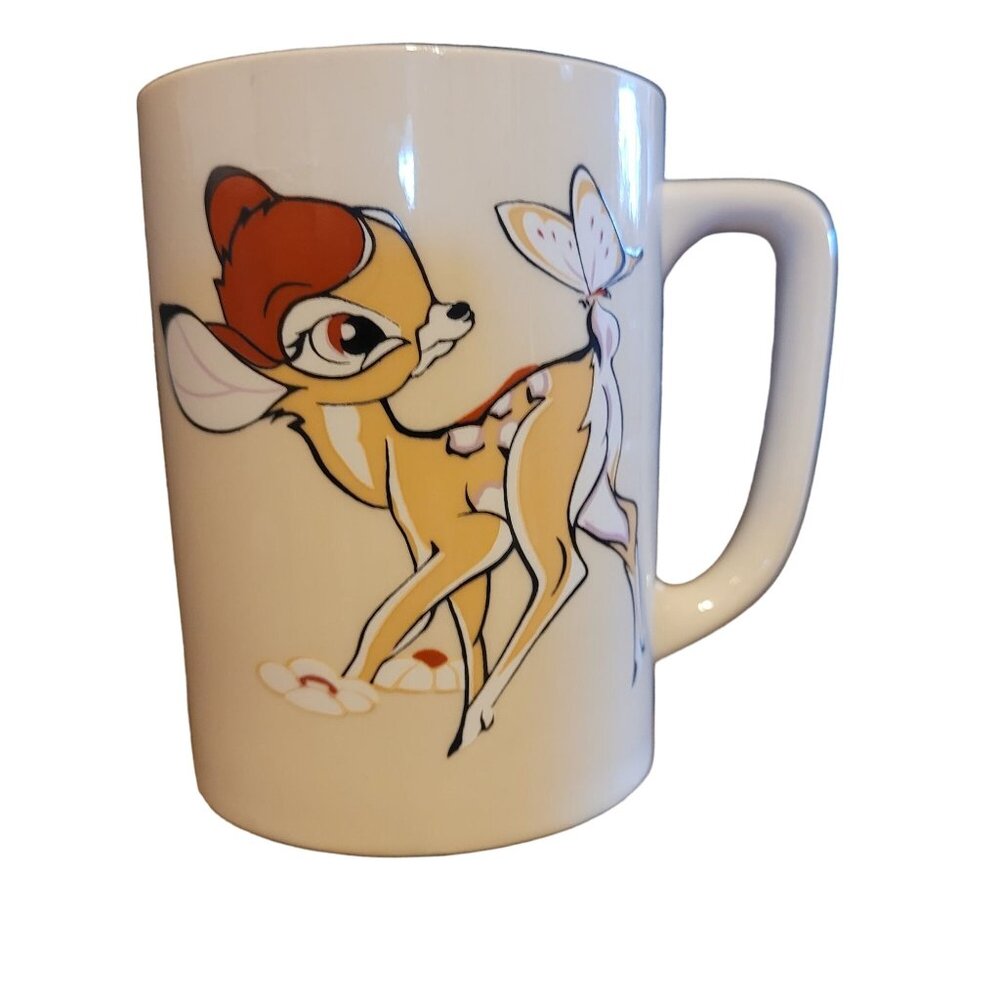Vintage Disney Bambi Coffee Mug Marco Polo Fine China 12 oz - Picture 2 of 6